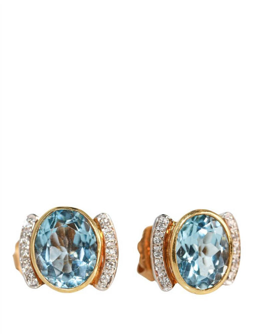 Milano Jewelry - Women's Large Stud Earrings