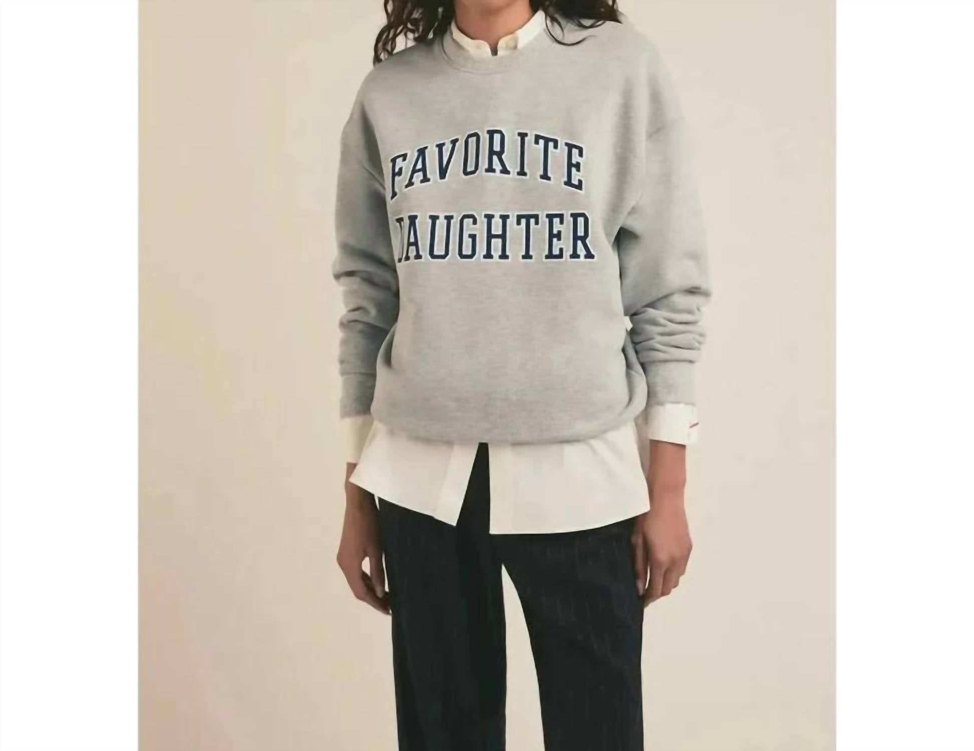 Favorite Daughter - Collegiate Crewneck Sweatshirt