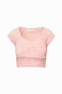 Loveshackfancy - Cambron Luna Rosa Fleur Top