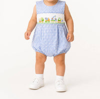 Whimsy Bay Kids - Construction Crew Smocked Bubble