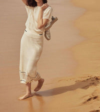 Sita Murt - Straight Knitted Skirt