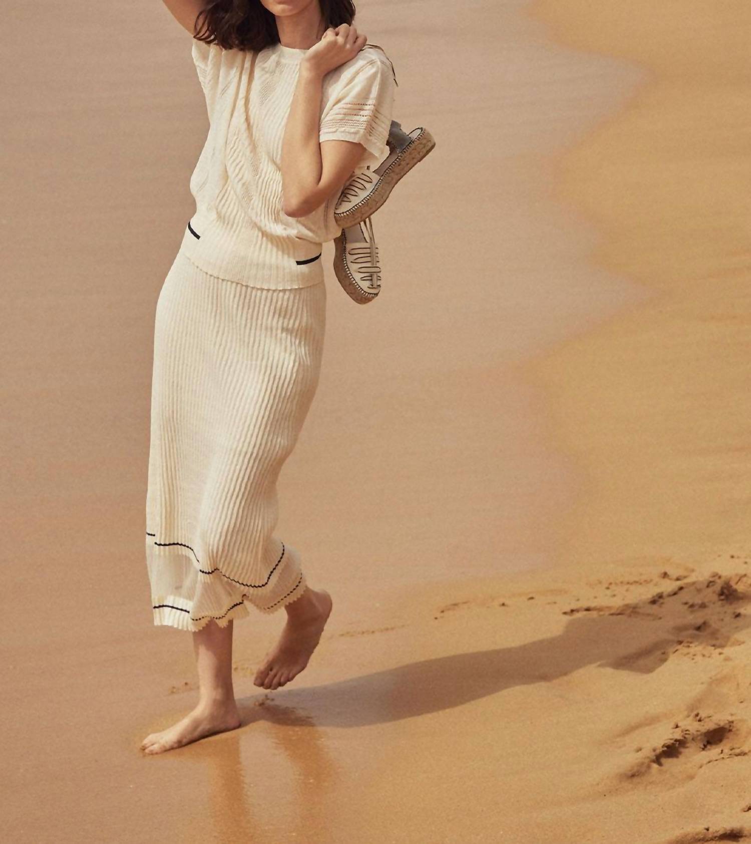 Sita Murt - Straight Knitted Skirt