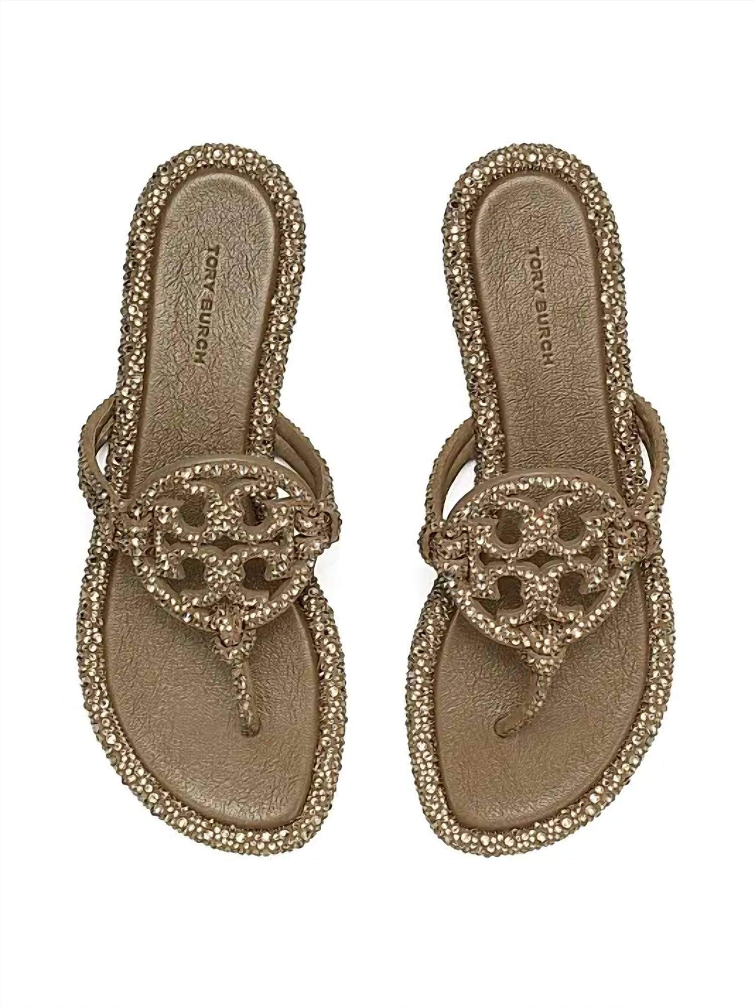 Tory Burch - Women's Miller Knotted Crystal Sandal