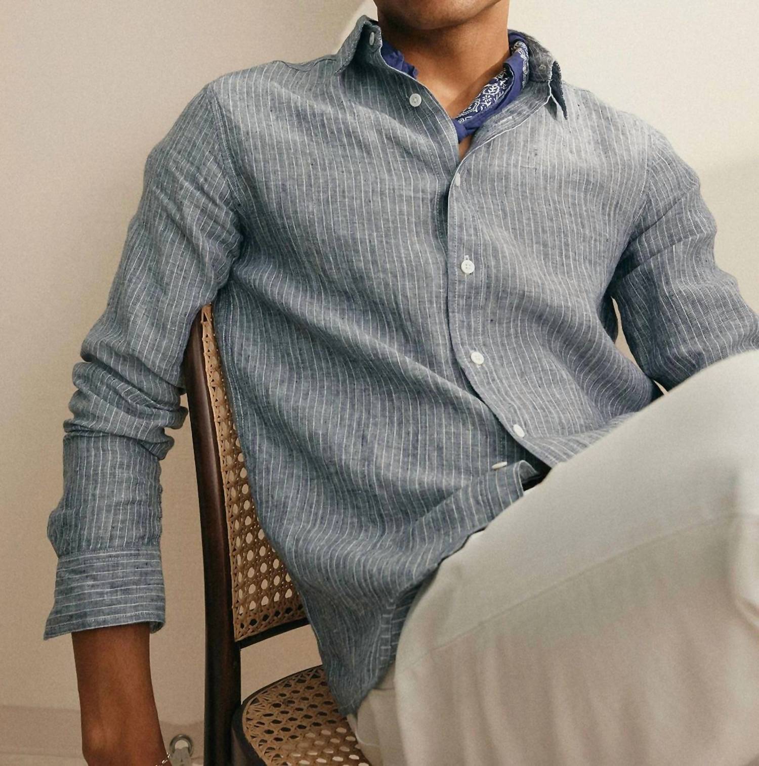 Velvet By Graham & Spencer - Caruso Linen Button-Up Shirt