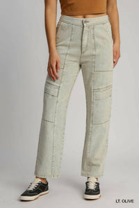 Umgee - Cargo Denim Pants