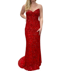 Sherri Hill - Strapless Prom Dress