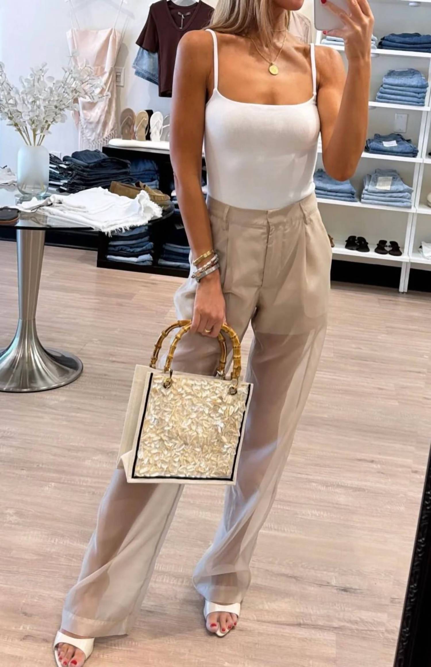 Lamarque - Aloma Sheer Organza Pants