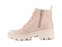 Palladium Women's Pallabase Leather Boots in nude dust - women's shoe - view 4