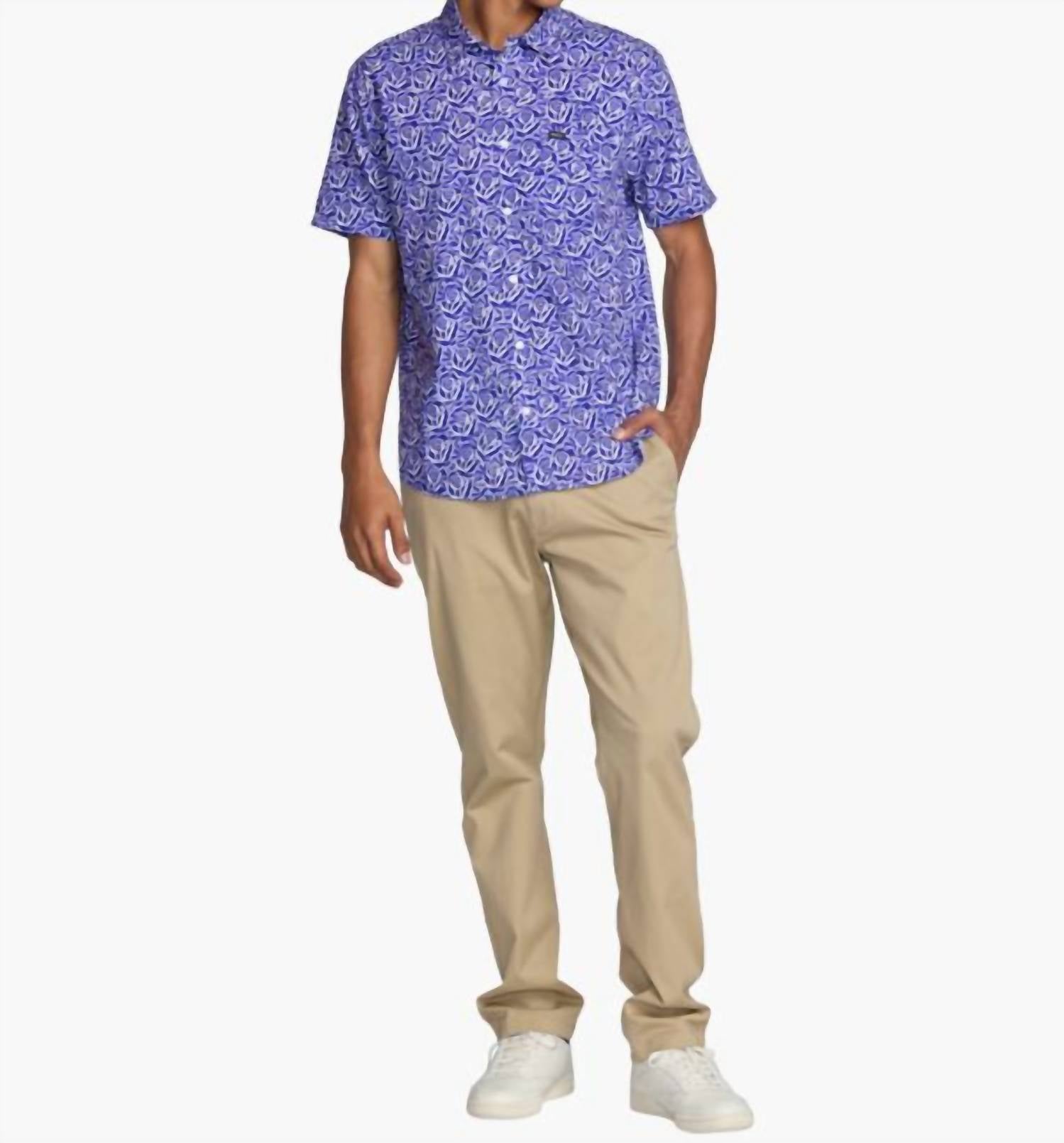 Rvca - Barba Roses Short Sleeve Top