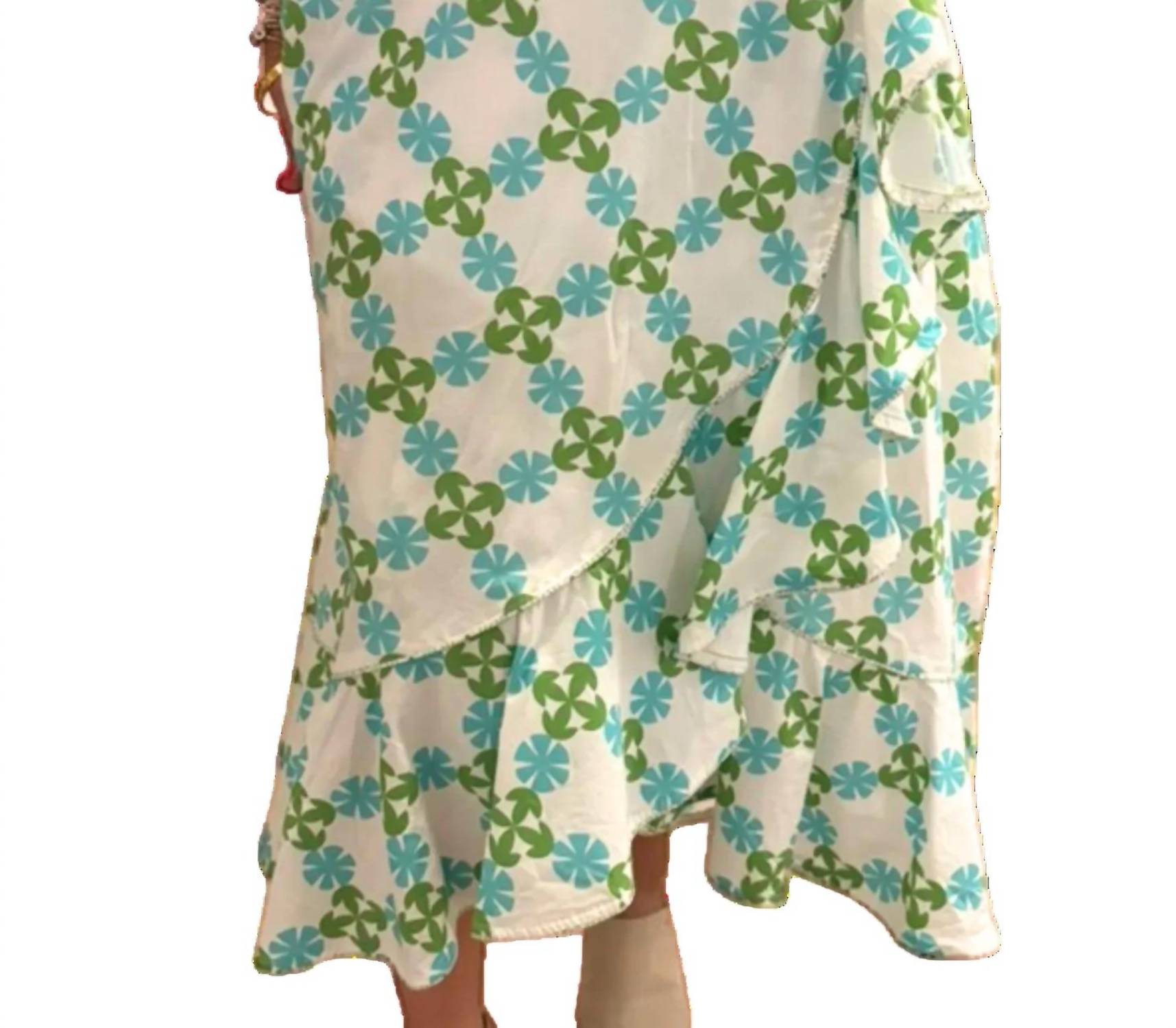 Just Darviny - Trellis Wrap Skirt