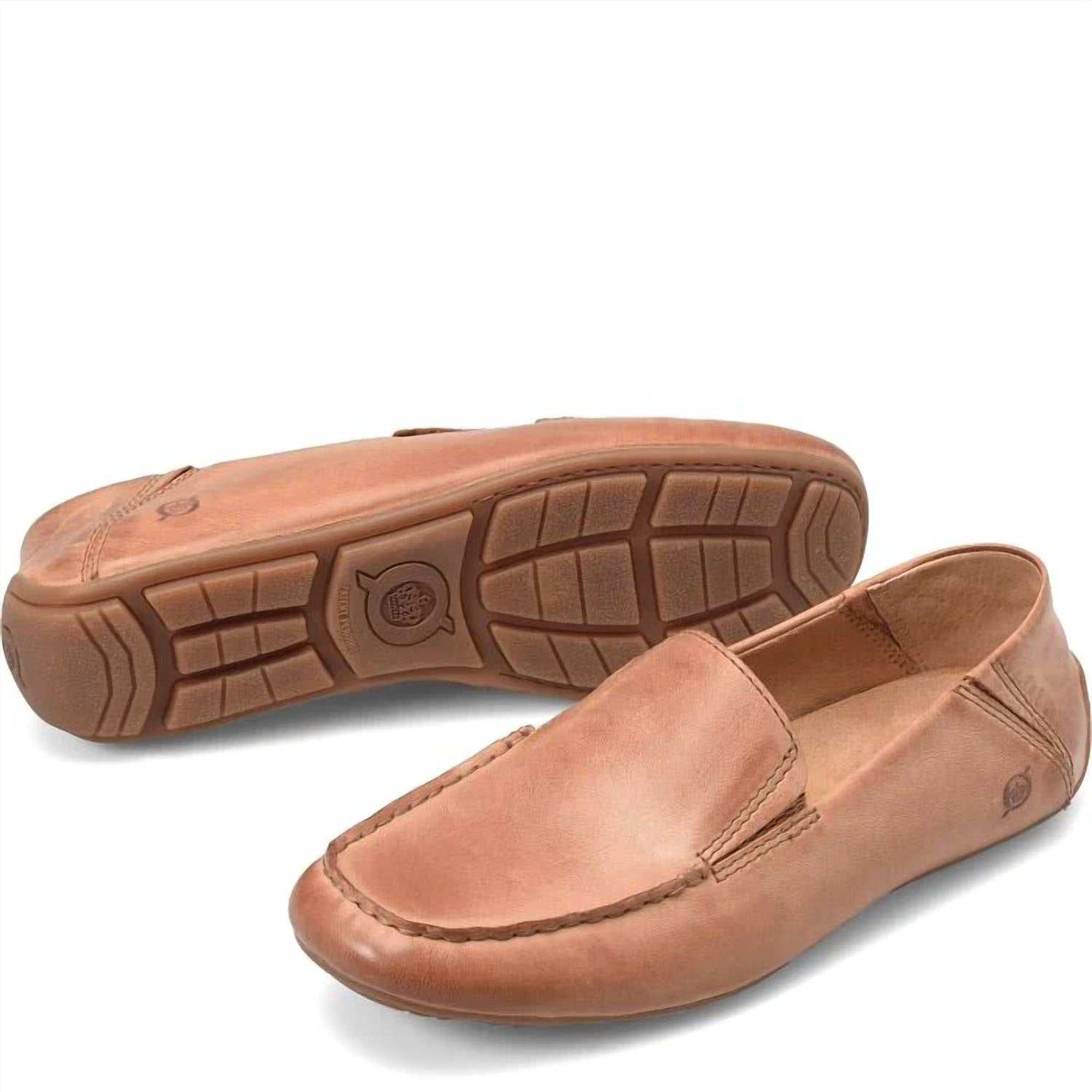 Born - Men's Marcel Leather Moc Toe Loafers