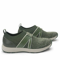 Alegria Women's Smart Walking Shoe in qool olive - women's shoe - detail view