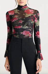 Cinq A Sept - Baroque Roses Lucy Top