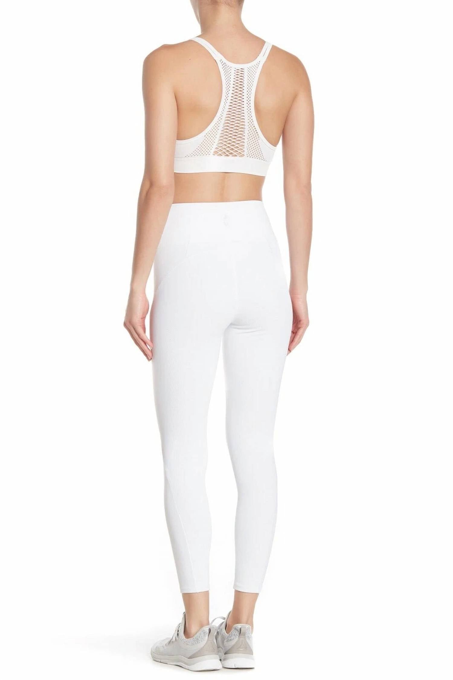 Free People High Rise Formation Legging in white - women's pants - view 4
