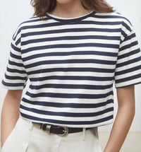 Suncoo - Martilo Stripe Short Sleeve Tee