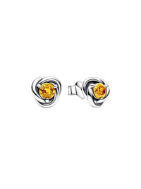 Pandora - Honey Eternity Circle Stud Earrings