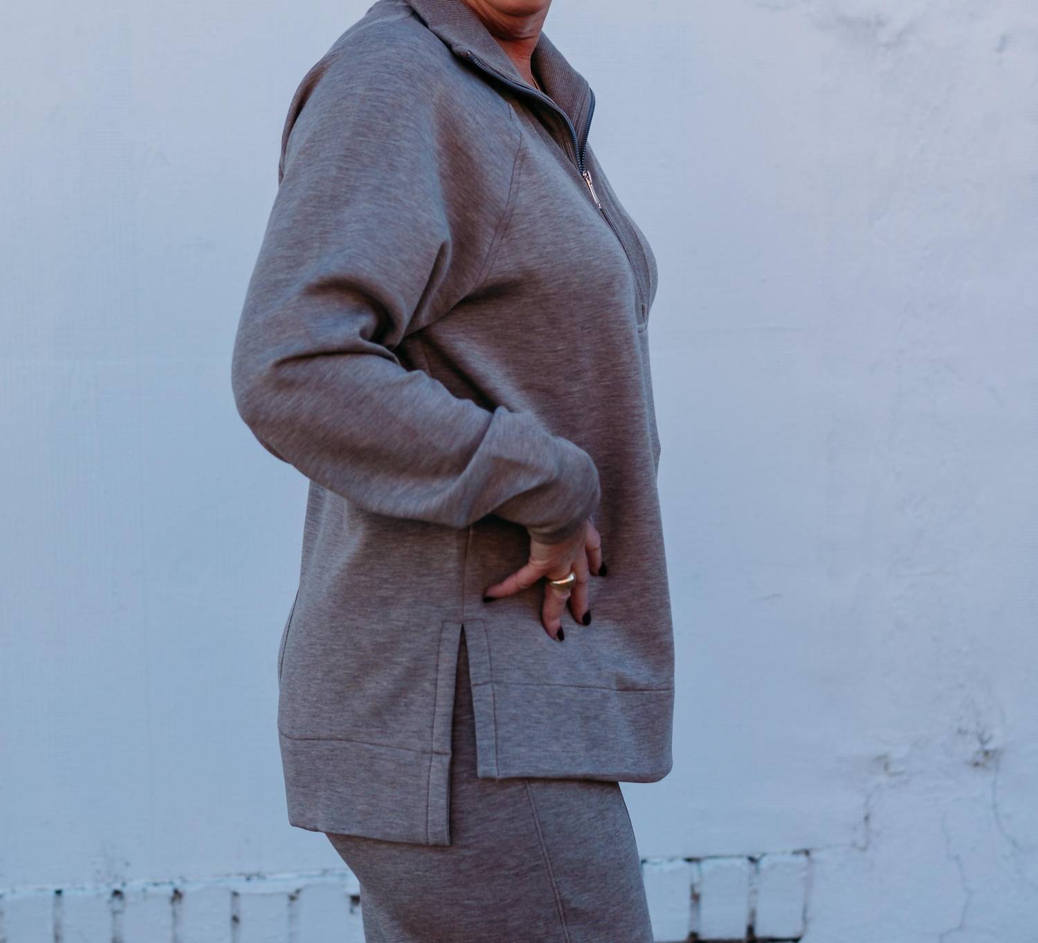 Spanx - Airessentials Brushed Half Zip Tunic
