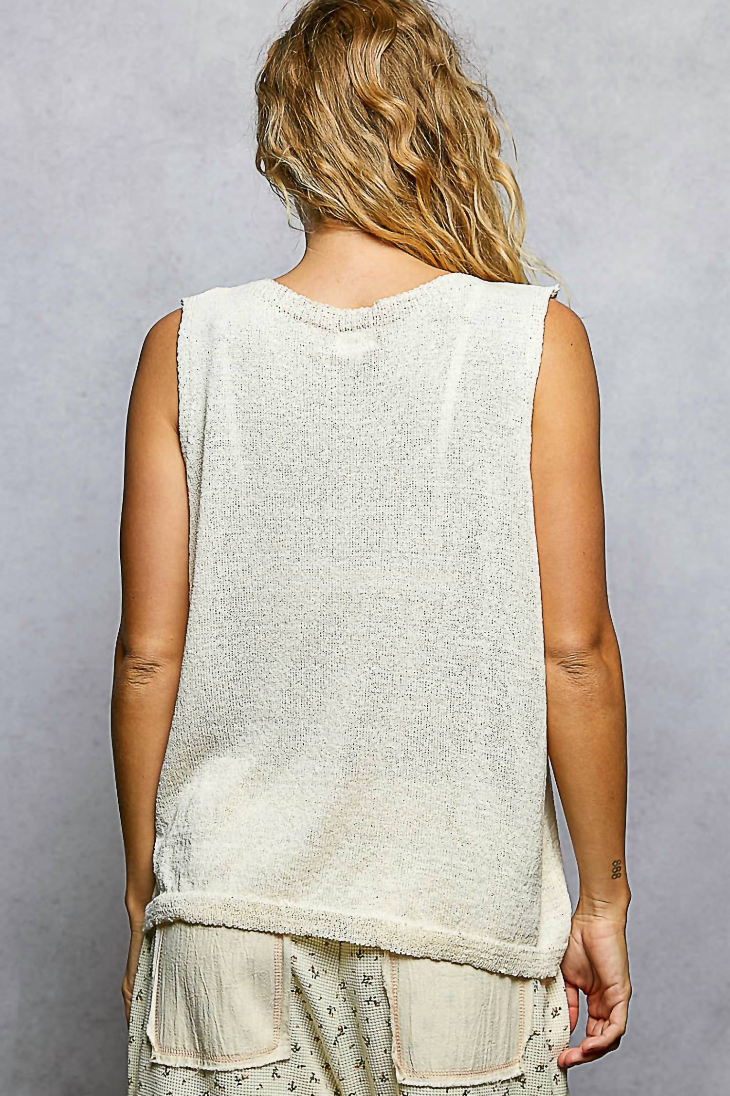 Pol - Sweet Strawberry Sleeveless Top