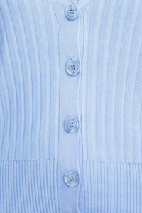 Cyrus - V-neck Button Down Long Sleeve Knit Cardigan