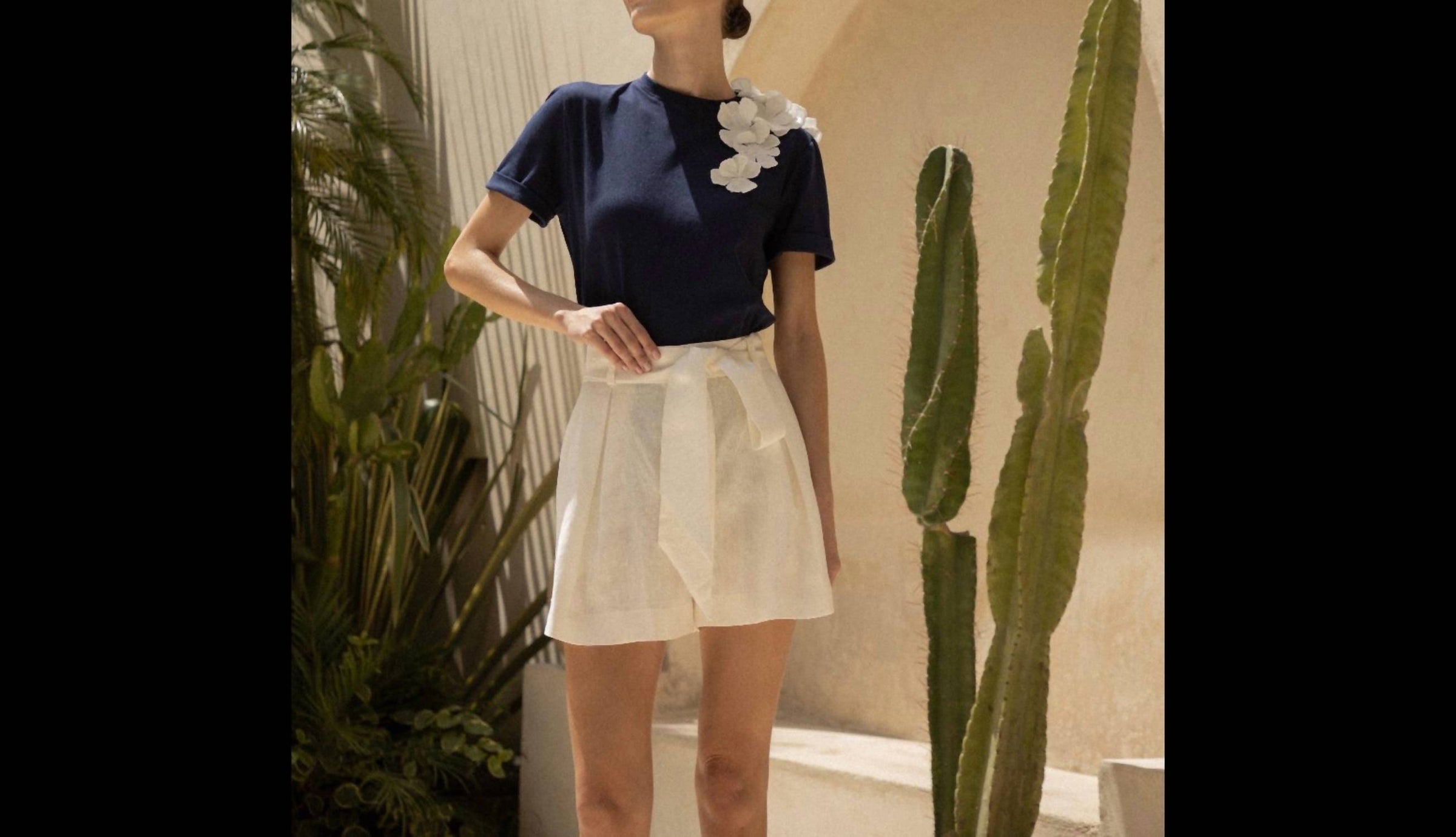Andres Otalora - Women's Encantamiento Belted Linen Shorts