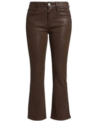 Frame - Le Crop Mini Boot Coated Jeans