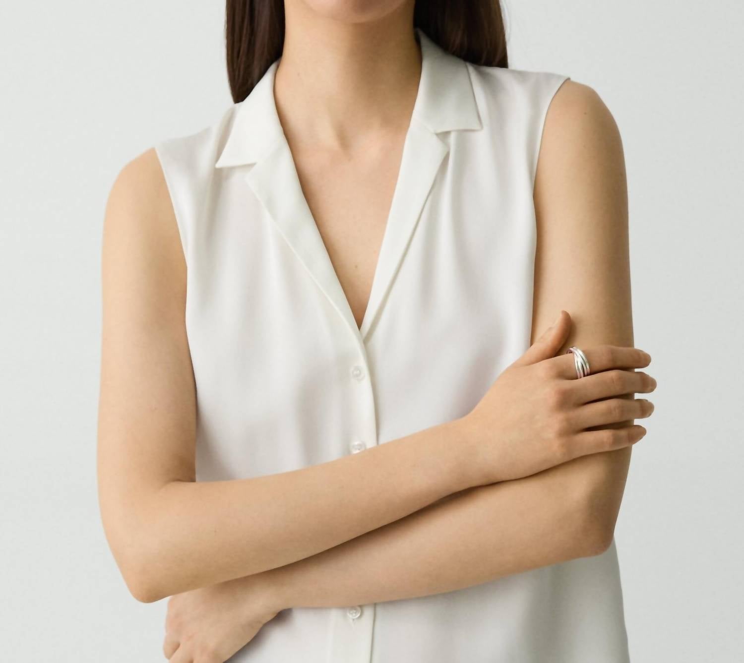 Theory - Camp Collar Top