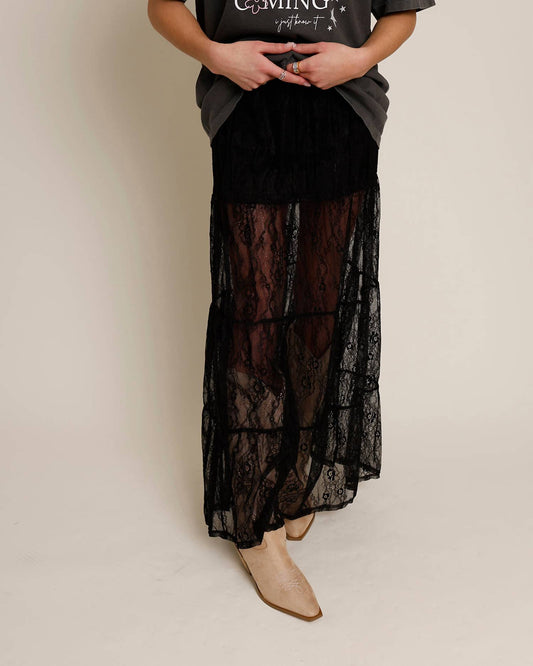 Mimosa - Patti Lace Maxi Skirt
