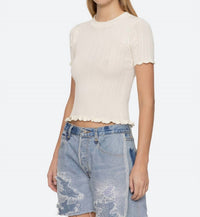 Sea - Abbie Knit Short Sleeve Top