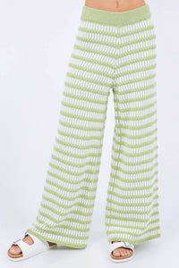 Whiteroom+Cactus - Stripe Knit Pants