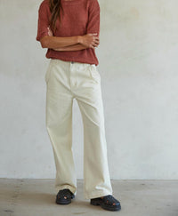 By Together - Costa Blanca Denim Straight Leg Pants