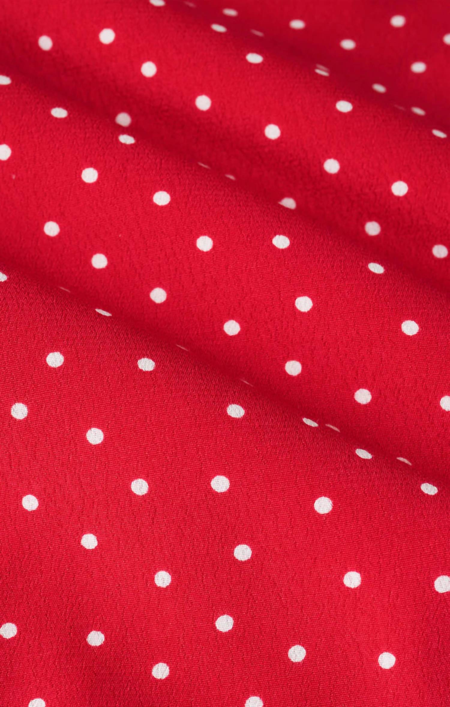 Z Supply Campbell Dot Crepe Dress in red - women's dress - view 4