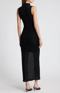 Frame - Mesh Mockneck Dress