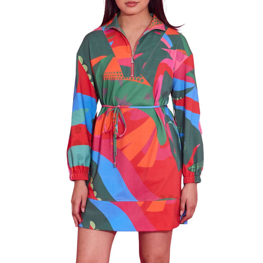 Alden Adair - Logan Colorful Belted Dress