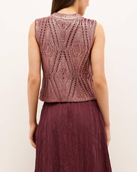 Marie Oliver - Mcguire Foiled Knit Top