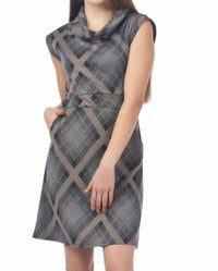 Papillon - Plaid Sweater Dress