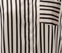 Karmamia MASON COLLARED SHIRT in black stripe - women's blouse - view 5