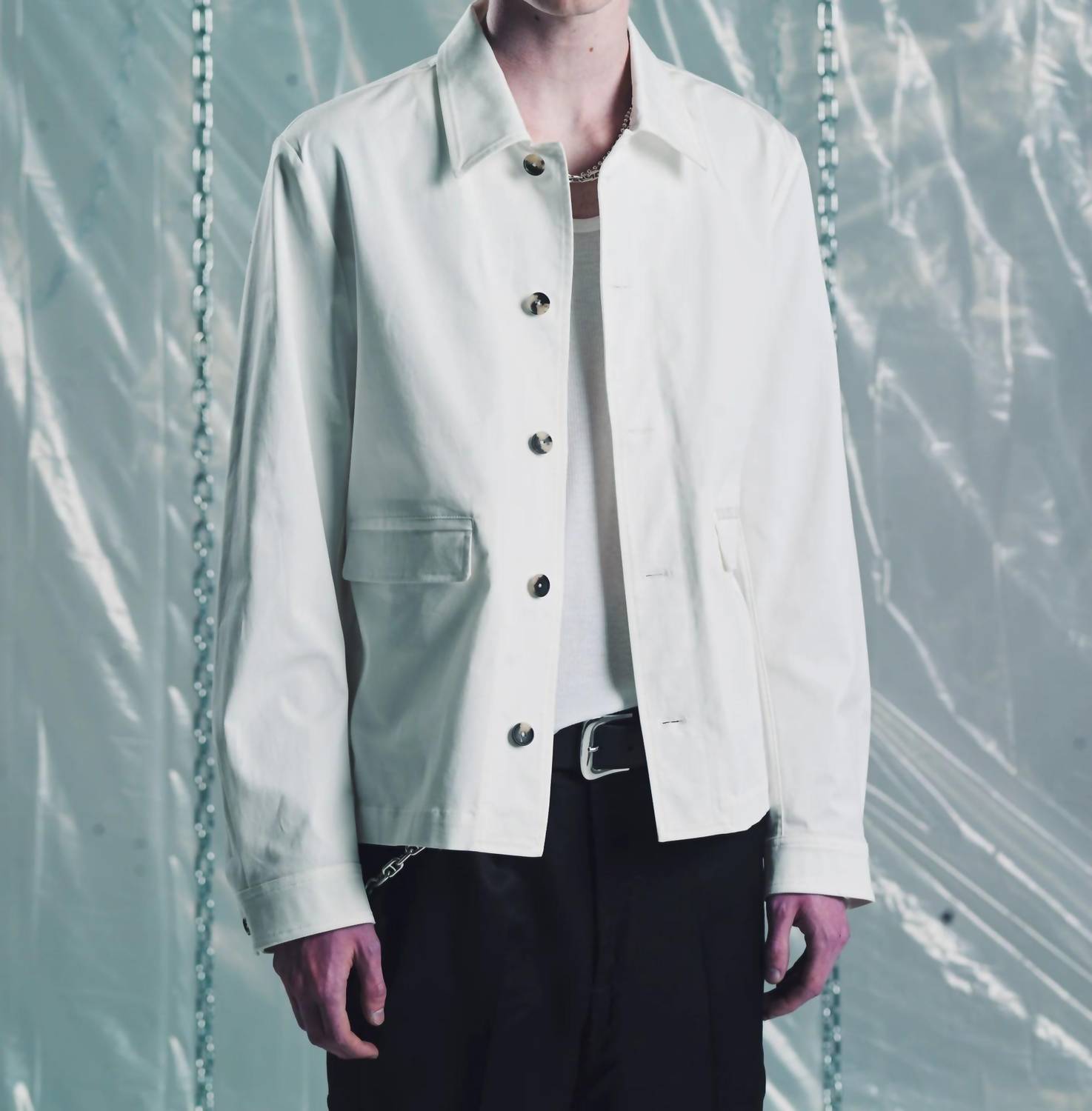 Second/Layer - Cotton Twill Bull Dog Shirt Jacket