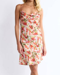Sage The Label - Cowl Neck Floral Dress
