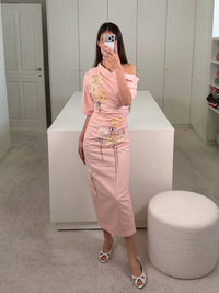 Bernadette - Bowery Embroidered Dress