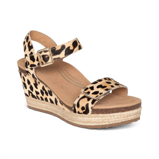 Aetrex - SYDNEY QUARTER STRAP ESPADRILLE WEDGE