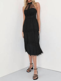 Lulus - Romantic Lace Midi Dress
