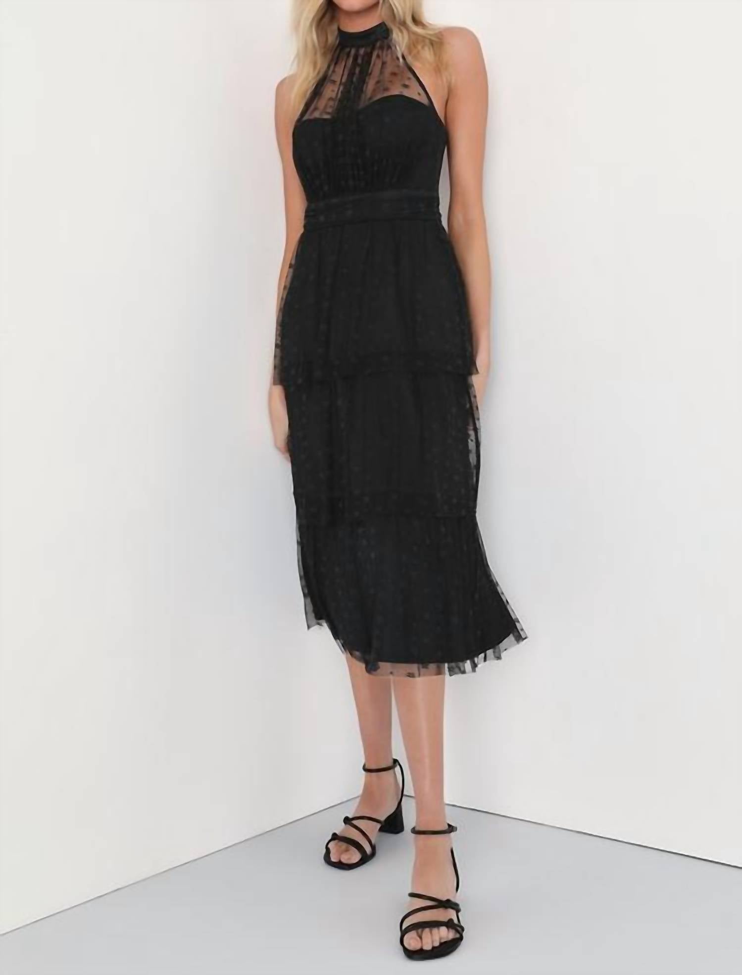 Lulus - Romantic Lace Midi Dress