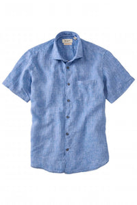 Borgo28 - Men's Italian Linen Short Sleeve Sport Shirt