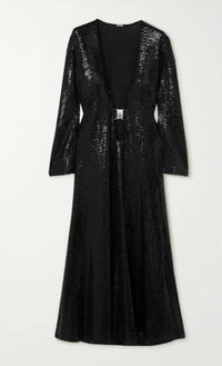 Dodo Bar Or - Nina Sequined Cutout Stretch-Jersey Maxi Dress