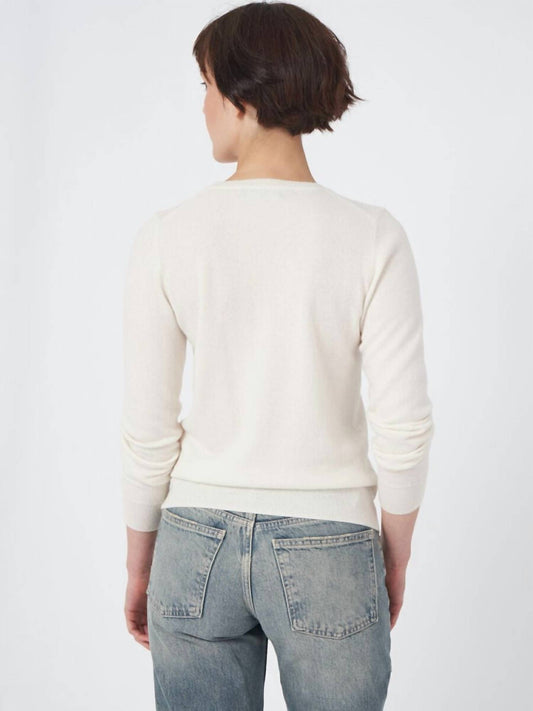 Repeat Cashmere - Basic Cashmere Sweater With Round Neckline