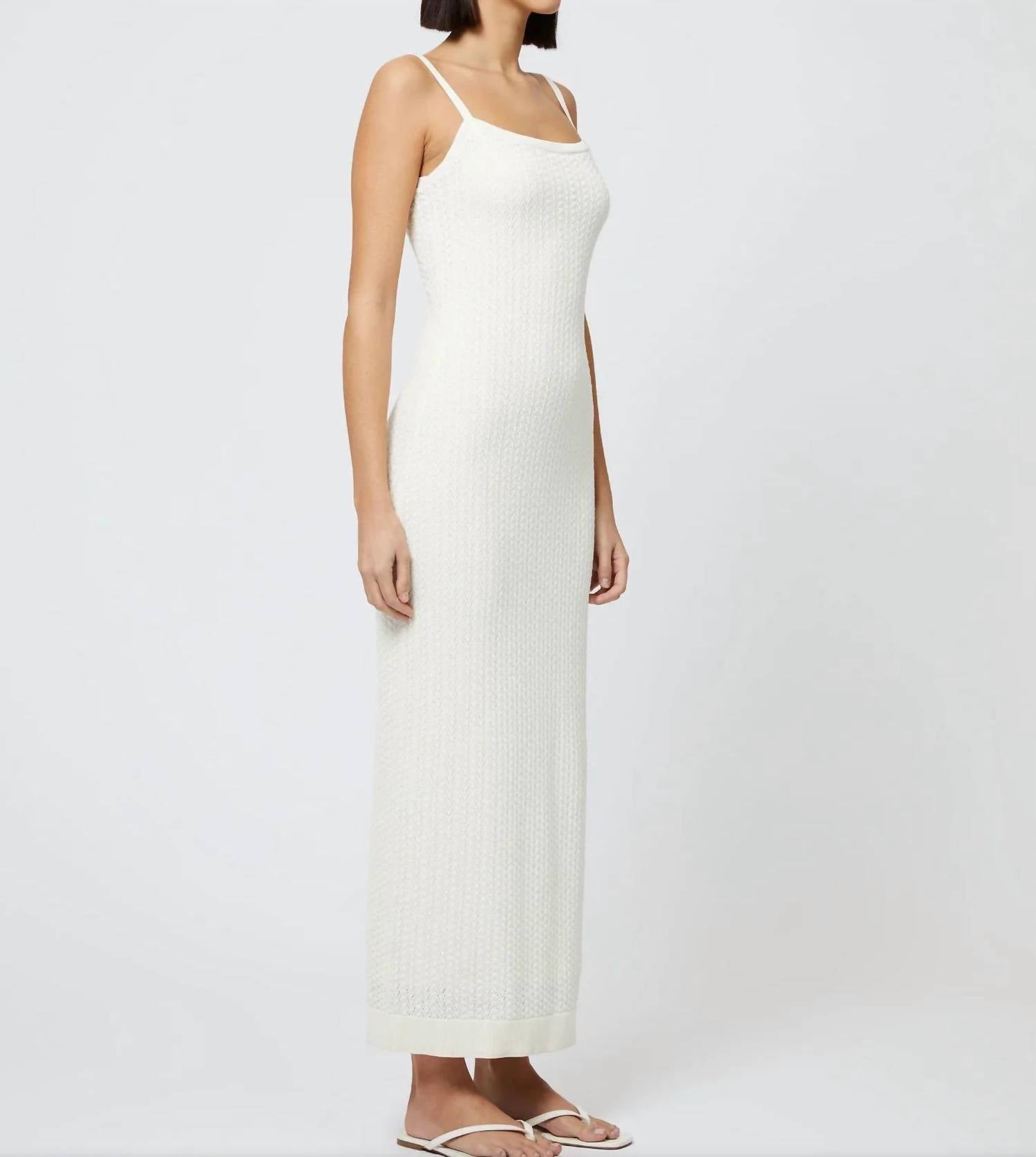 French Connection - Cotton Pointelle Maxi Dress