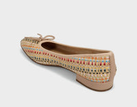 VANELi Women's Theo Ballerina Flat Shoes in natural multi holdo - women's flats - view 4