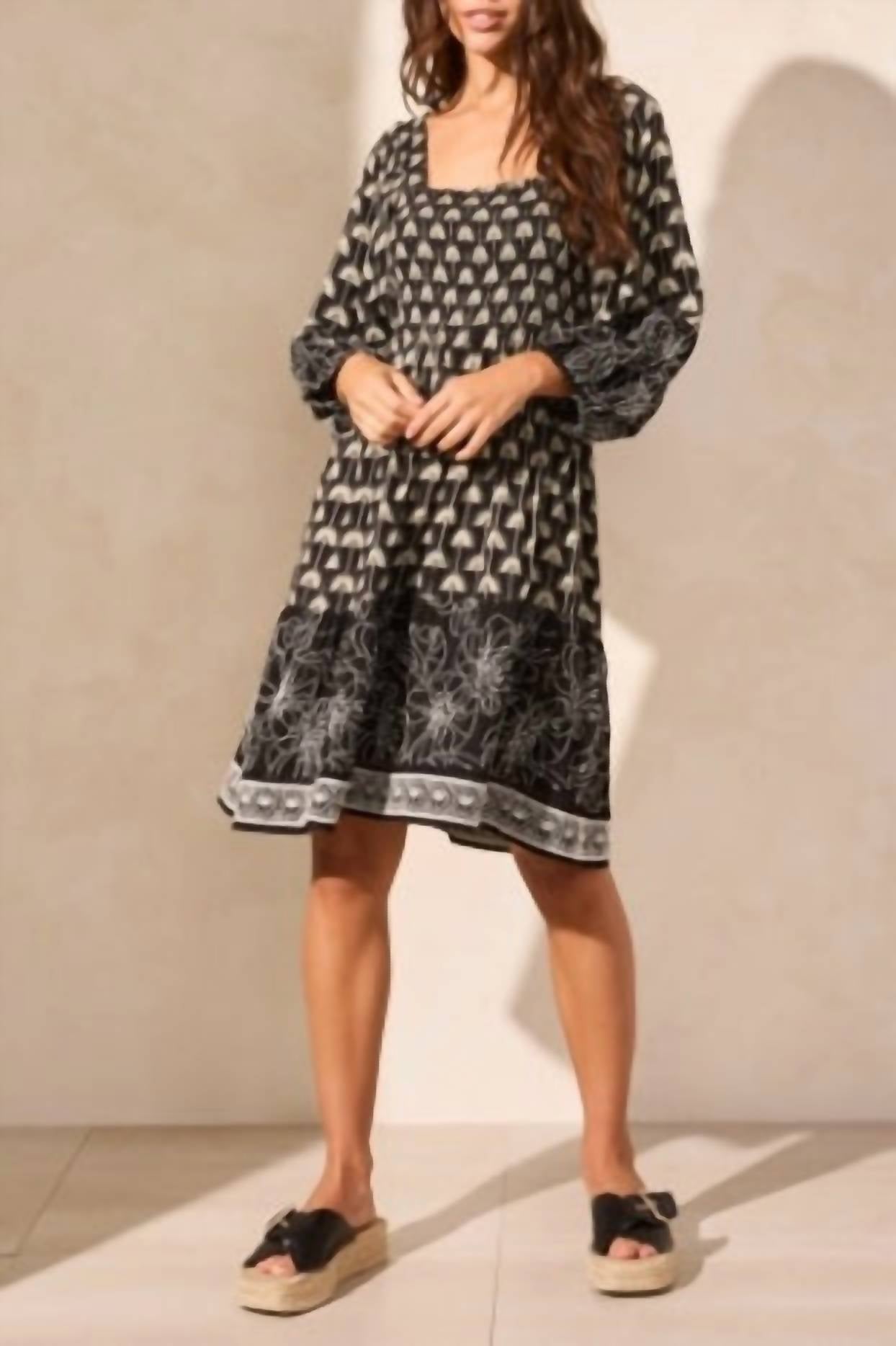 Tribal - Wear 2 Ways Embroidered Dress