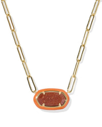 Kendra Scott - Elisa Enamel Frame Paperclip Necklace