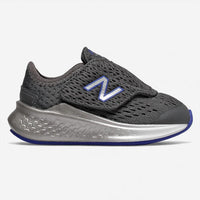 New Balance Kid's Fresh Foam Running Shoe in magnet - kids' sneaker - detail view